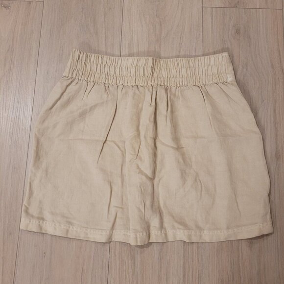 NWT AERIE | Linen Blend Button Skirt | Sz. M - Picture 5 of 5